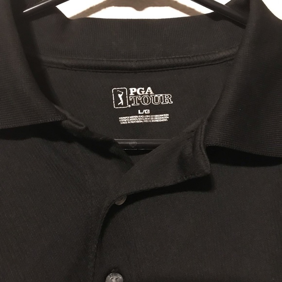 PGA Polo. Large. Blue and Black - Picture 3 of 3